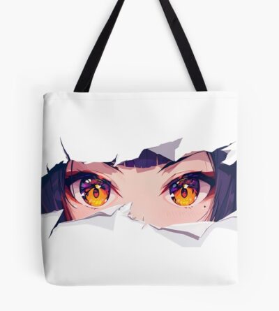 Akagi Azur Lane Amber Eyes Torn Paper Peek Tote Bag