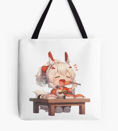 Ayanami Azur Lane Chibi Sushi Snack Time Tote Bag