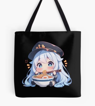 Enterprise Azur Lane Kawaii Ramen Chibi Noodles Bite Tote Bag