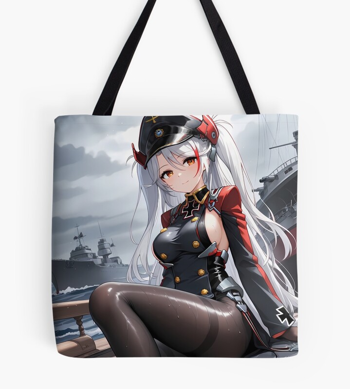 Prinz Eugen Azur Lane Overcast Ocean Uniform Calm Tote Bag