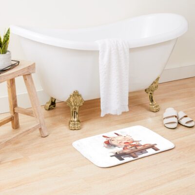 Alternative view of Ayanami Azur Lane Chibi Sushi Snack Time Bath Mat