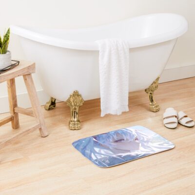 Alternative view of Laffey Azur Lane Winter Snowfall Soft Light Bath Mat