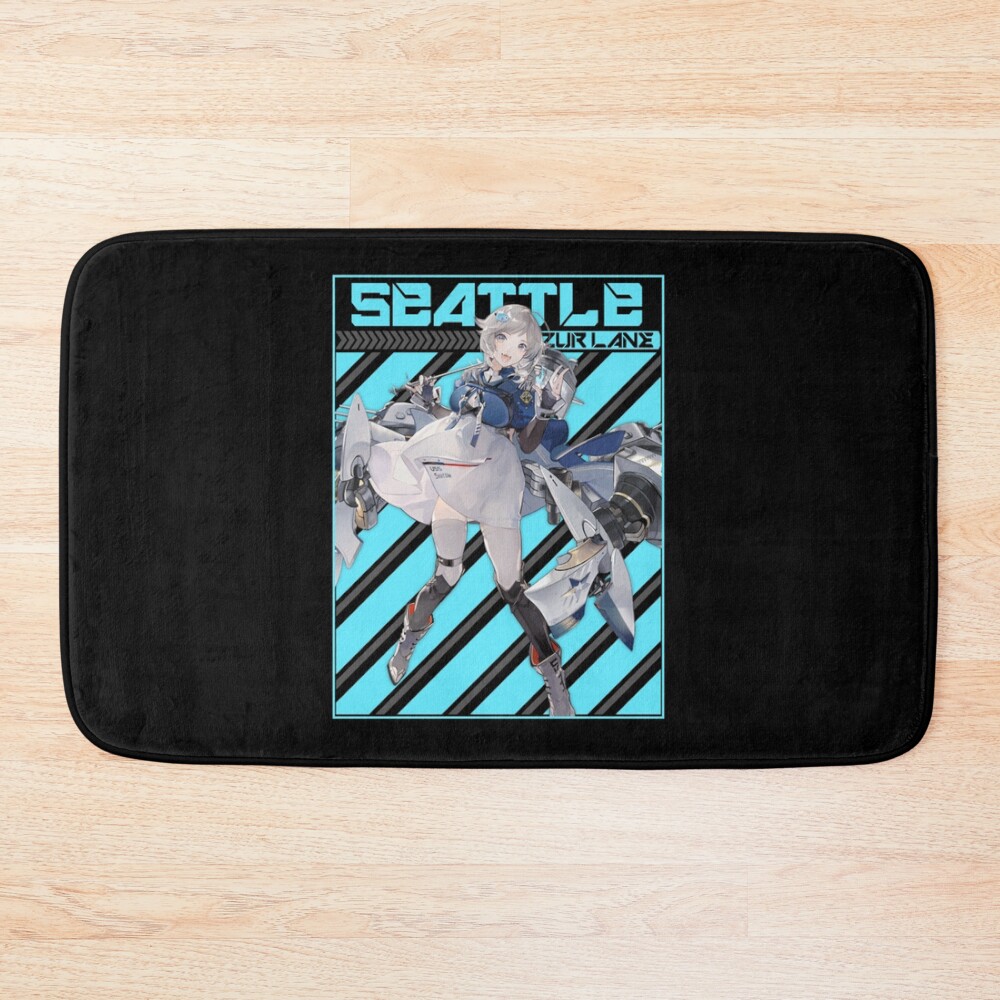 Azur Lane Seattle Perfect Gift Slayer Gift Bath Mat