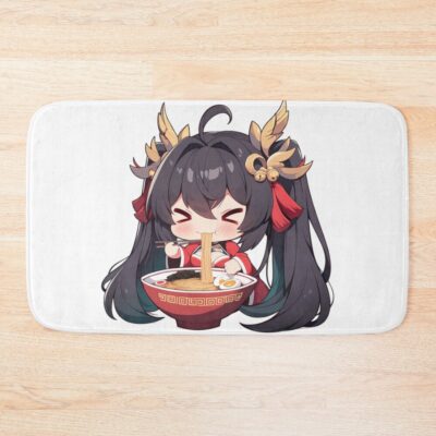 Taihou Azur Lane Kawaii Ramen Chibi Kimono Noodles Bath Mat