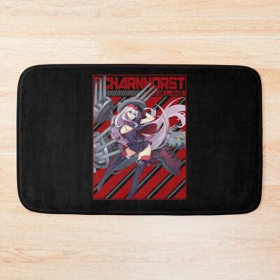 Azur Lane Scharnhorst Red Design Bath Mat