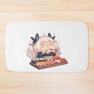Formidable Azur Lane Chibi Kimono Sushi Mood Bath Mat