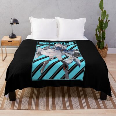 Azur Lane Seattle Perfect Gift Slayer Gift Throw Blanket