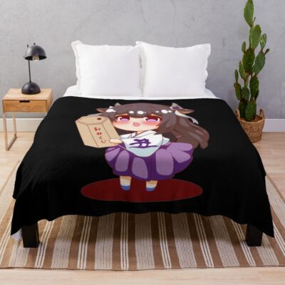 Azur Lane Atago Chibi Version Throw Blanket