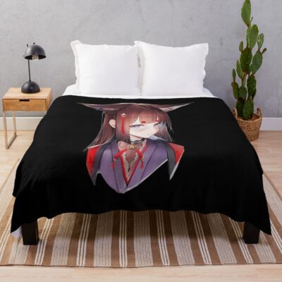 Azur Lane Amagi Eyes Contact Throw Blanket
