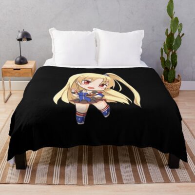 Azur Lane Cleveland Chibi Throw Blanket
