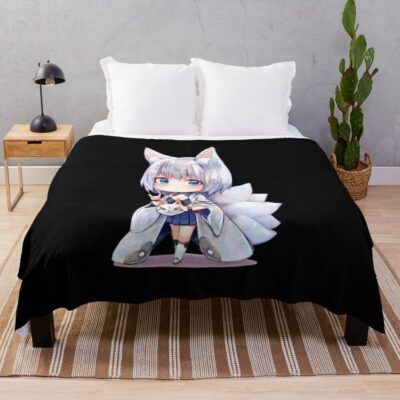 Kaga Azur Lane Throw Blanket