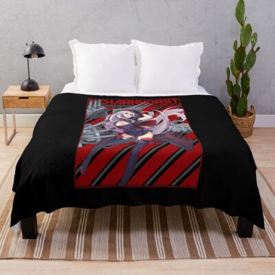 Azur Lane Scharnhorst Red Design Throw Blanket