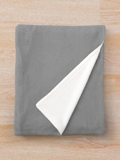Alternative view of Azur Lane Emblem Grey Background Throw Blanket