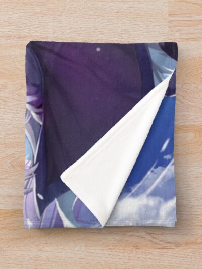 Alternative view of Azur Lane Belfast Throw Blanket