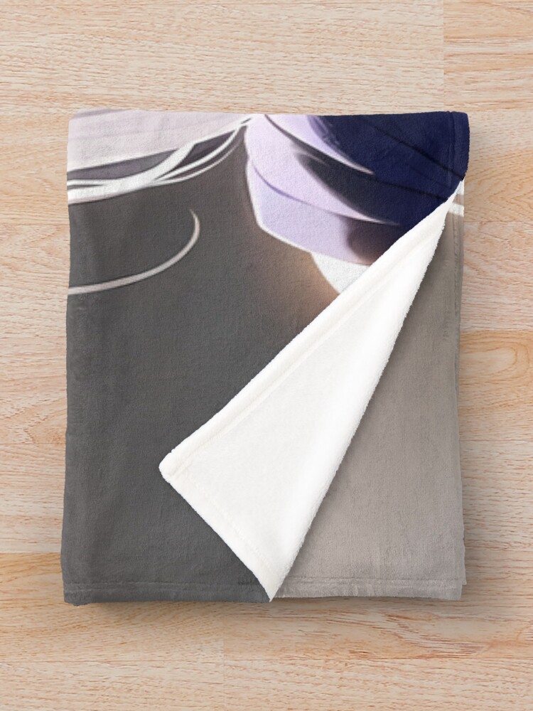 Kaga Azur Lane Soft Glow Fox Ears Portrait Throw Blanket - Image 2