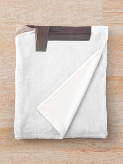 Alternative view of Ayanami Azur Lane Chibi Sushi Snack Time Throw Blanket