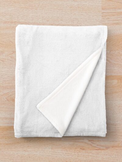 Alternative view of Azur Lane Emblem Grey Logo Throw Blanket