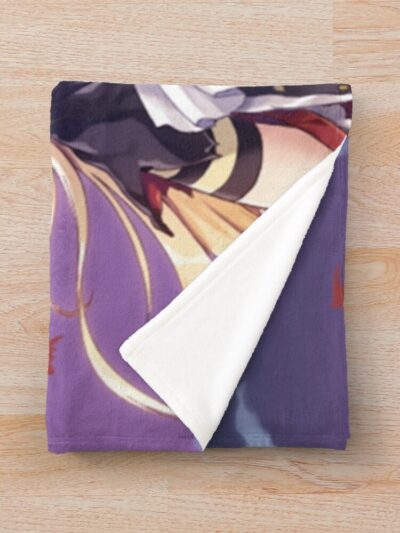 Alternative view of Azur Lane Cleveland Throw Blanket