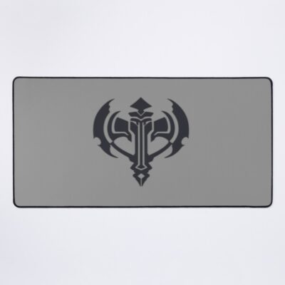 Azur Lane Emblem Grey Background Mouse Pad