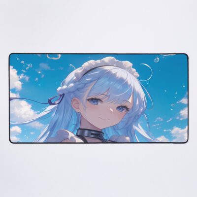 Belfast Azur Lane Ocean Breeze Maid Pastel Waifu Mouse Pad