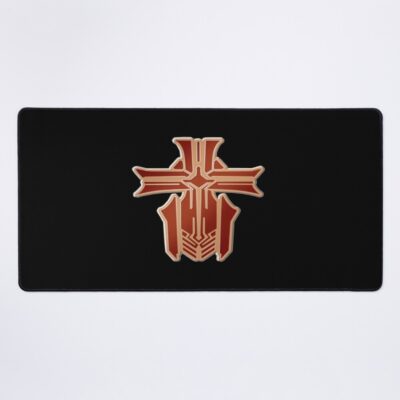 Azur Lane Emblem Black Background Mouse Pad