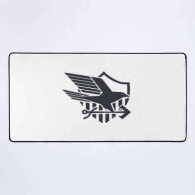 Azur Lane Emblem Grey Logo Mouse Pad
