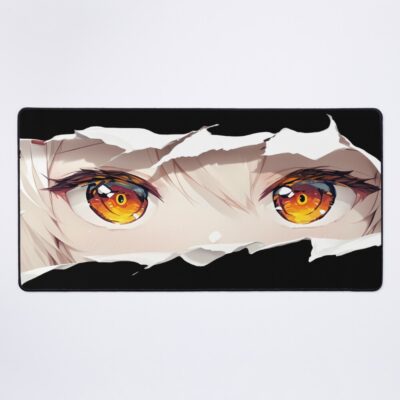 Ayanami Azur Lane Amber Eyes Torn Paper Peek Mouse Pad
