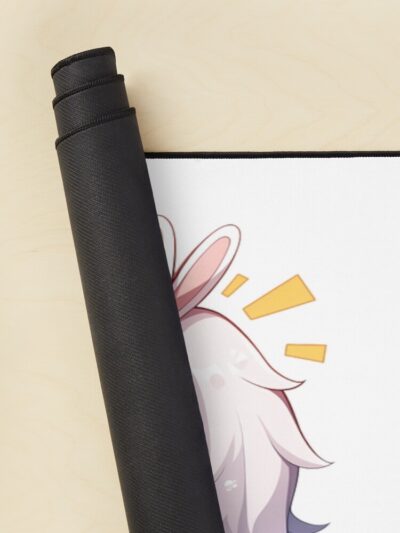 Alternative view of Laffey Azur Lane Sleepy Chibi Sushi Bite Mouse Pad