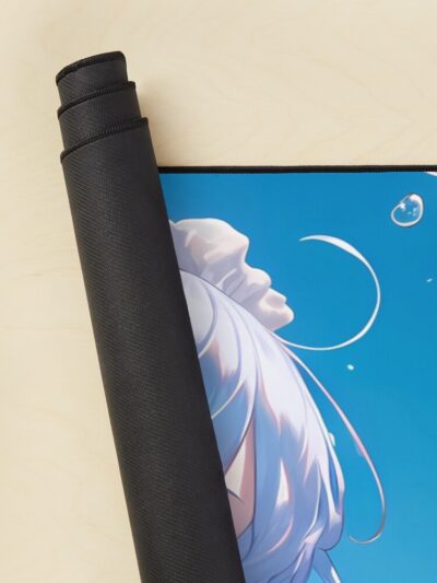 Alternative view of Belfast Azur Lane Ocean Breeze Maid Pastel Waifu Mouse Pad