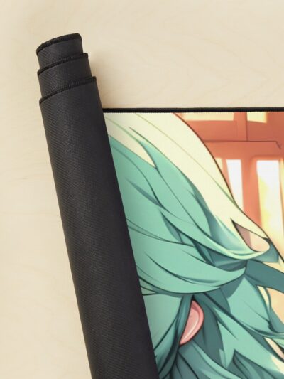 Alternative view of Noshiro Azur Lane Sakura Chibi Shrine Gate Mouse Pad