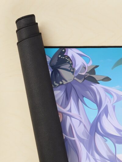 Alternative view of Unicorn Azur Lane Pastel Beach Fantasy Smile Mouse Pad
