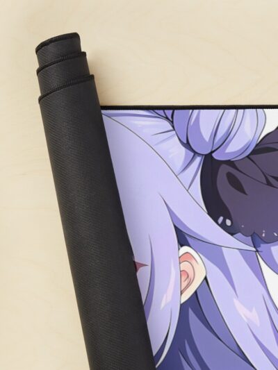 Alternative view of Unicorn Azur Lane Minimal Pastel Moment With Chibi Friend Mouse Pad