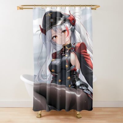 Prinz Eugen Azur Lane Overcast Ocean Uniform Calm Shower Curtain