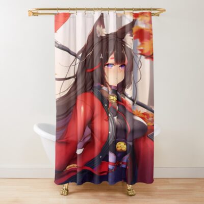 Azur Lane Amagi So Sad Shower Curtain