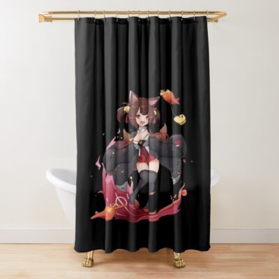 Azur Lane Akagi-chan Chibi Shower Curtain