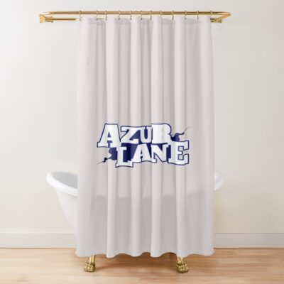 Azur Lane Emblem Shower Curtain
