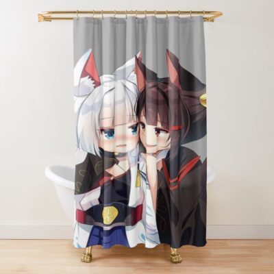 Azur Lane Akagi & Kaga Shower Curtain