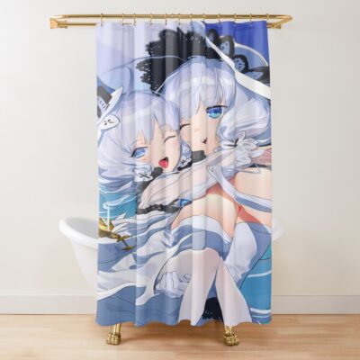 Illustrious Azur Lane Sunny Hug With Bright Ocean Mood Shower Curtain