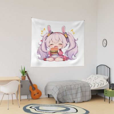 Laffey Azur Lane Chibi Burger Moment Tapestry