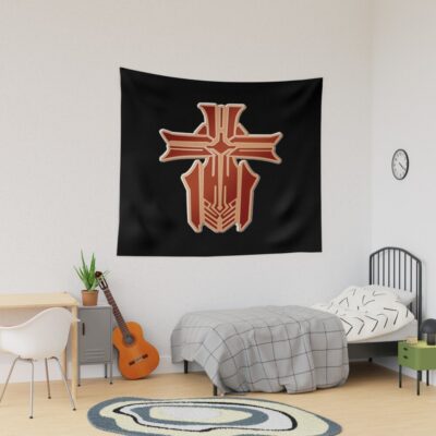 Azur Lane Emblem Red Logo Tapestry