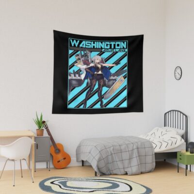 Azur Lane Washington Perfect Gift Slayer Gift Tapestry