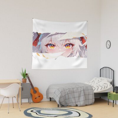 Laffey Azur Lane Sparkle Eyes Torn Paper Peek Tapestry