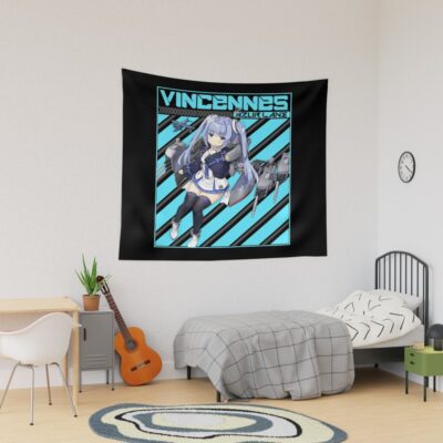 Azur Lane Vincennes Perfect Gift Slayer Gift Tapestry