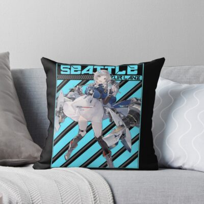Azur Lane Seattle Perfect Gift Slayer Gift Throw Pillow