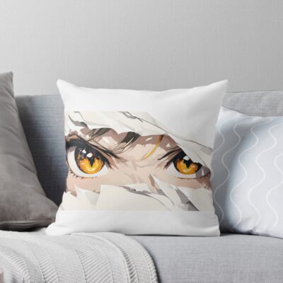 Atago Azur Lane Golden Eyes Torn Paper Peek Throw Pillow