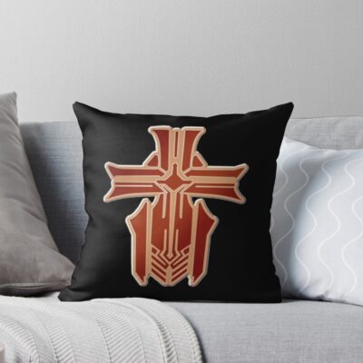 Azur Lane Emblem Red Logo Throw Pillow