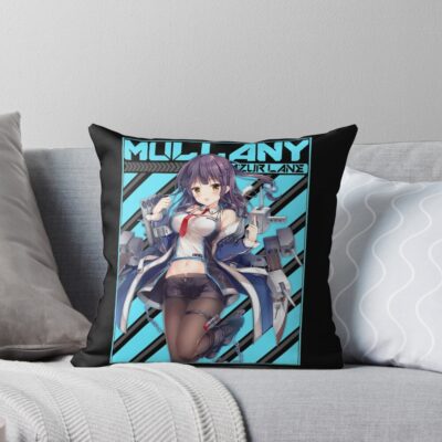 Azur Lane Mullany Perfect Gift Slayer Gift Throw Pillow