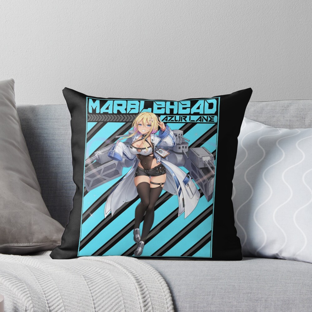 Azur Lane Marblehead Perfect Gift Slayer Gift Throw Pillow