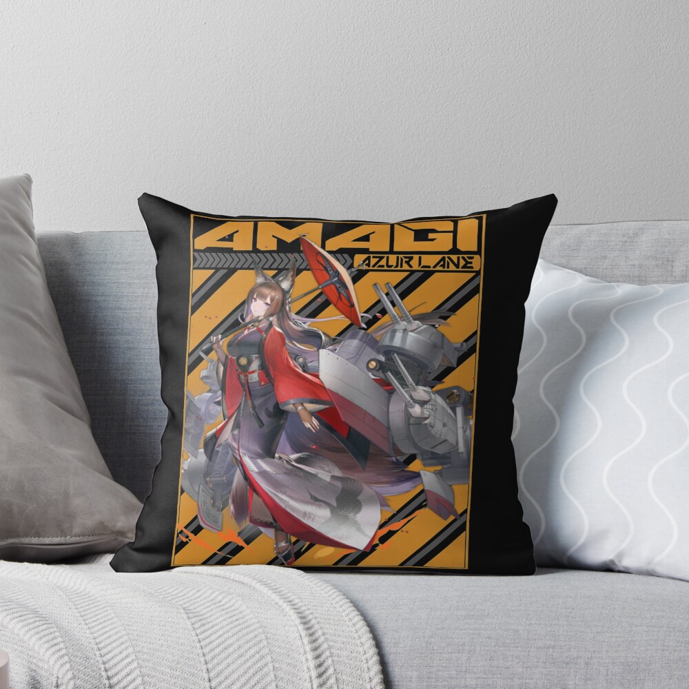 Azur Lane Amagi Perfect Gift Slayer Gift Throw Pillow
