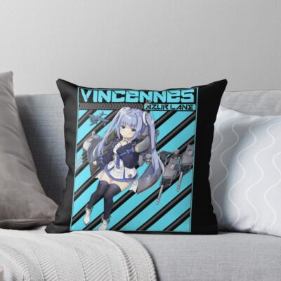 Azur Lane Vincennes Perfect Gift Slayer Gift Throw Pillow